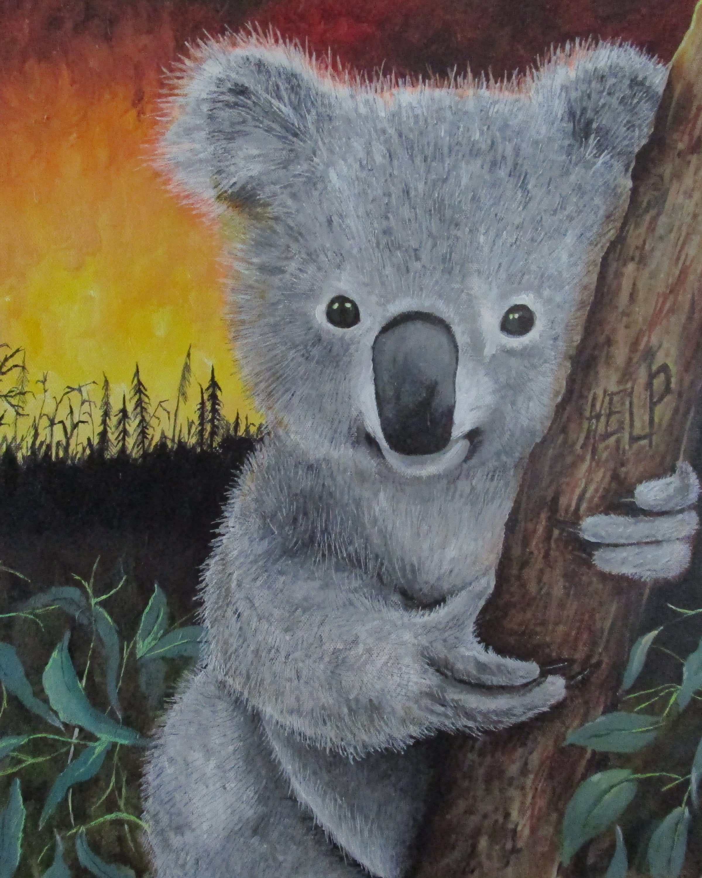 Guardar la impresión de Koalas 8 x 10 Etsy España