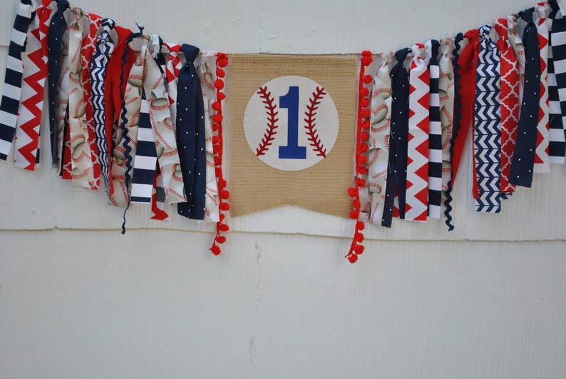 Little Slugger Birthday Little Slugger Highchair Banner Baseball Highchair Banner Baseball Birthday Banner Baseball Birthday