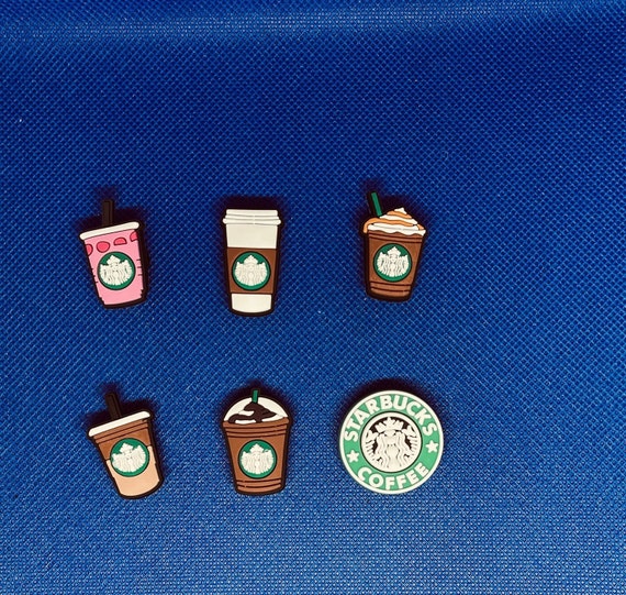 Starbucks Shoe Charms Coffee Theme Charms Starbucks Charms Etsy
