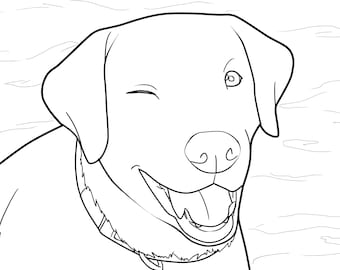 Create Your Own Coloring Book of Your Dog | Custom Coloring Book | Custom Pet Coloring Book  | Dog Lover Gift