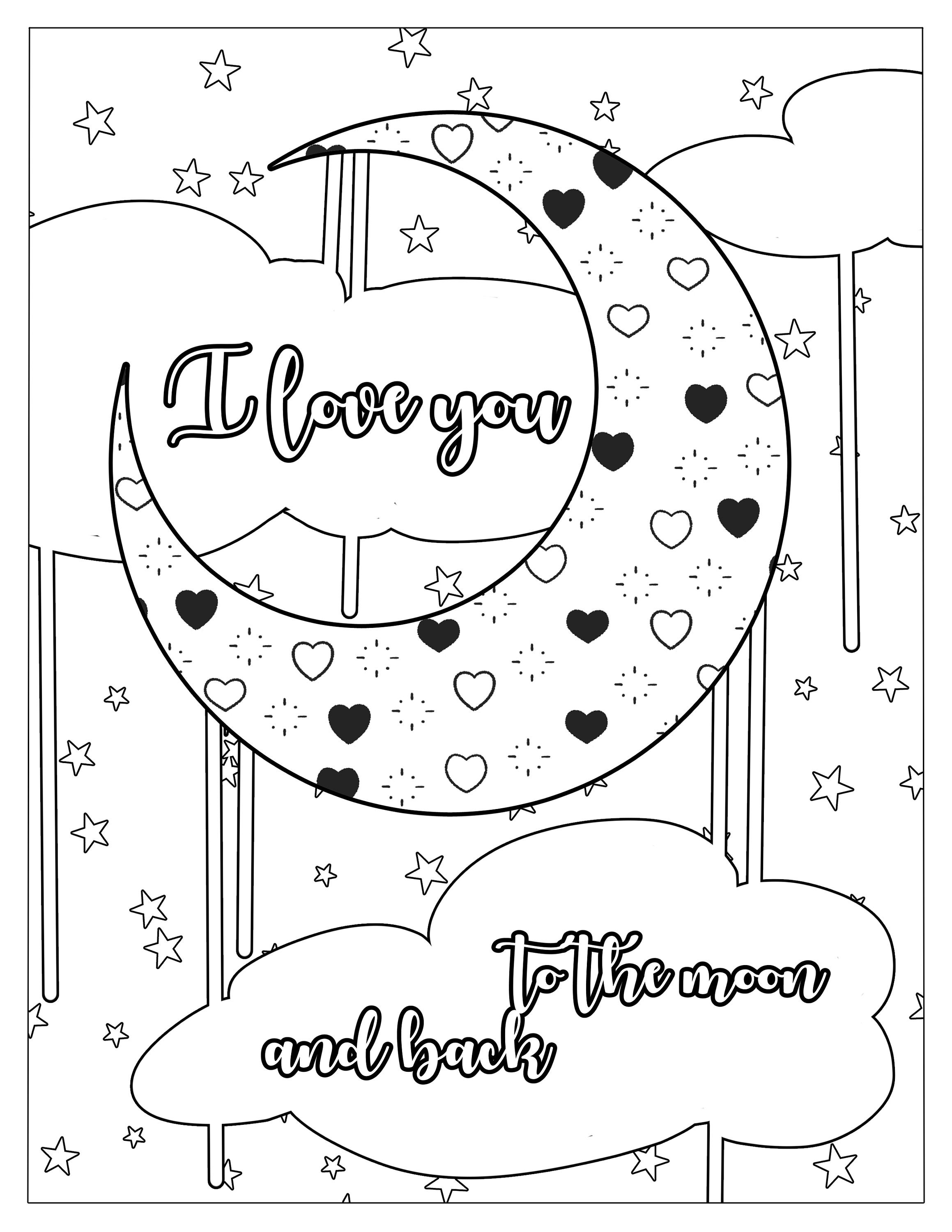 Olivia Linn Sørensen New York, NY, USA Velvet Art 2 on Behance  Moon coloring  pages, Adult coloring books printables, Love coloring pages