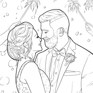 Create your Own Wedding Coloring Book | Custom Coloring Book | Wedding Coloring Book | Housewarming Gift