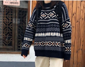 Mens Grunge Sweater - Etsy