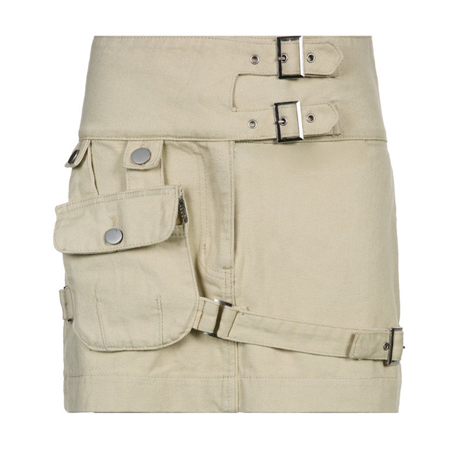 Y2K Cargo Skirt Sexy Short Bandage Pocket Skirt 2000s Etsy Hong Kong