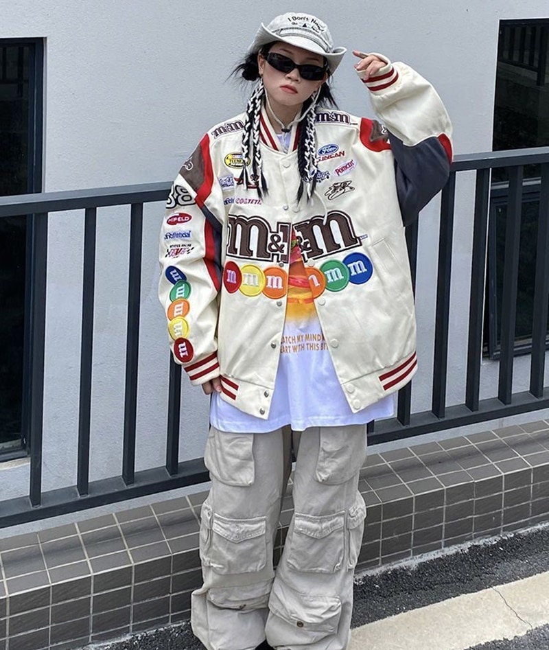 nascar jacket m&m