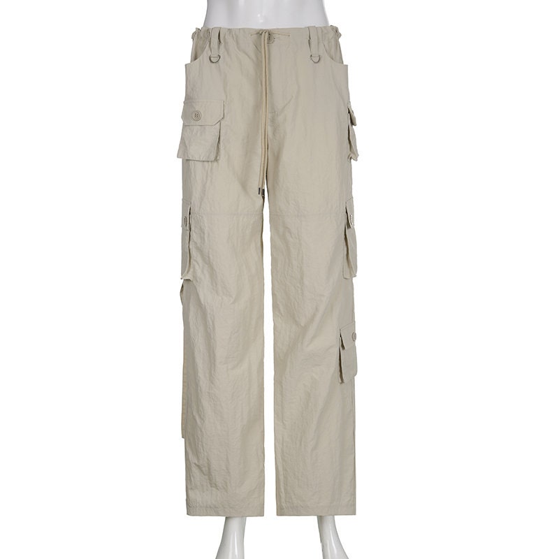 Y2K Low Waist Cargo Pants Baggy Wide Leg Sweatpants - Etsy UK