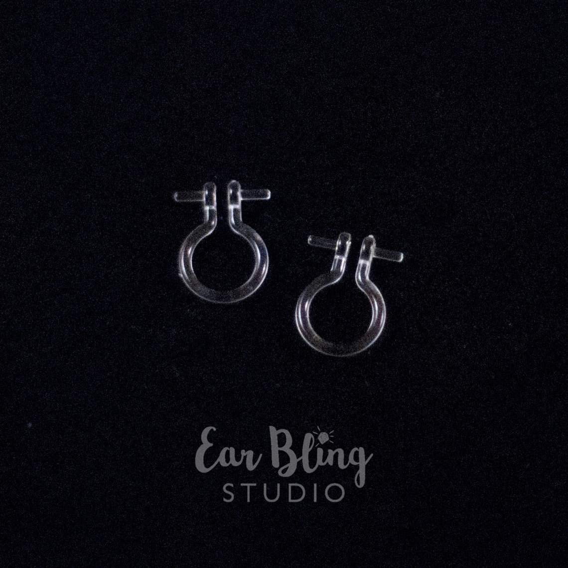 Pair of Invisible Clip on Earring Findings Double Sided for Etsy