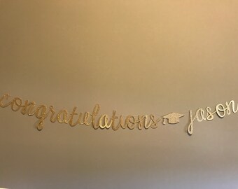 graduation banner etsy