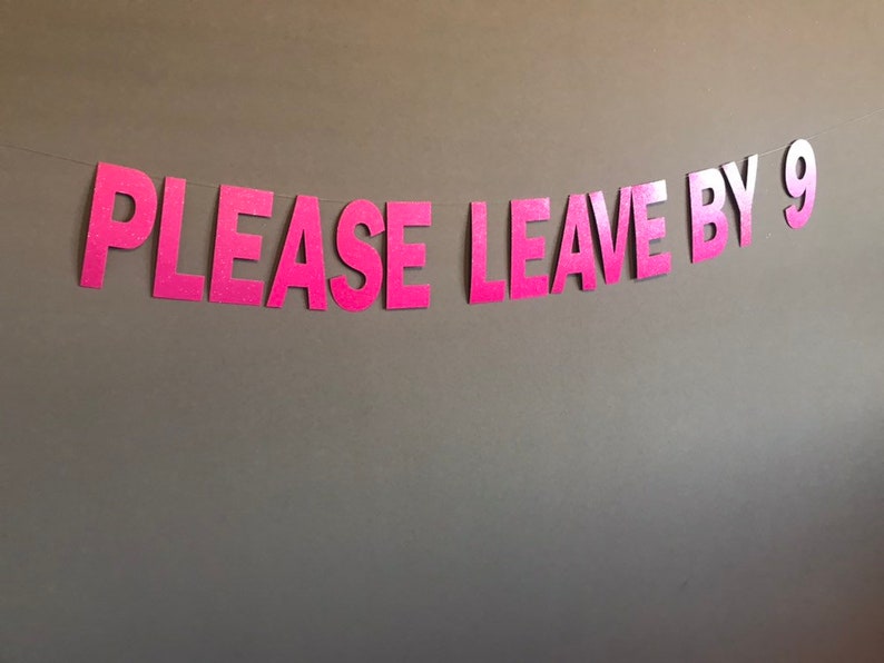 Please Leave by 9 Banner Funny Banner Rude Banner Banner | Etsy