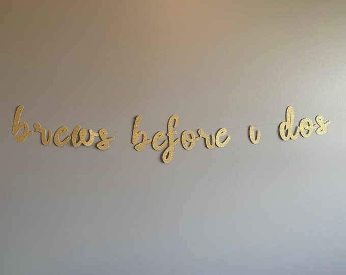 Brews Before I Do's Brewery Beer Themed Bachelorette Party Cursive ...
