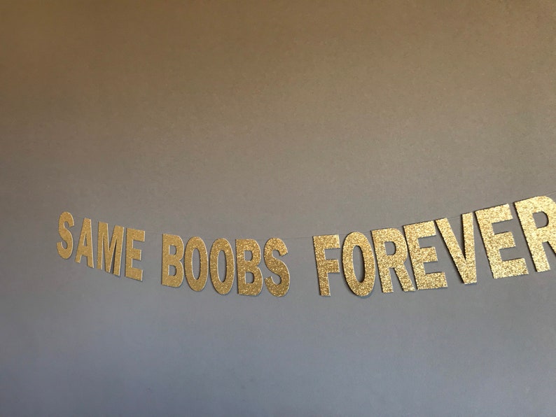 Breast Cancer Bachelor Banner Bachelorette Banner X-Rated Decor Bachelorette Party Banner Same Boobs Forever Lesbian Banner Lesbian
