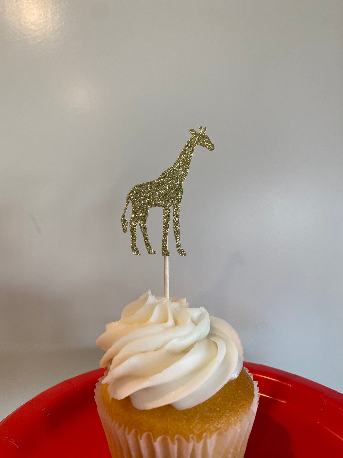 Giraffe Cupcake Toppers Giraffe Food Picks Giraffe Theme Etsy