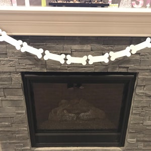 Dog Bone Garland: banner puppyfeestje, verjaardagsdecor hondje