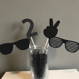 Two Cool Centerpieces, Two Cool Birthday Decor, Two Cool Birthday, Too Cool Birtday, Centerpieces, Custom Centerpieces, Second Birthday Deco