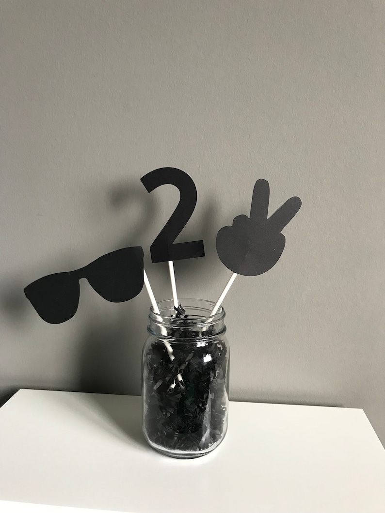 Two Cool Centerpieces Two Cool Birthday Decor Two Cool Etsy