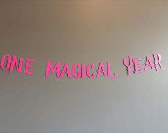 One Magical Year Banner