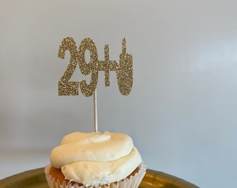 Funny 30th Birthday Cupcake Toppers, 30th birthday cupcakes, custom 30th birthday cupcakes, Middle Finger Food Picks, middle finger cupcakes
