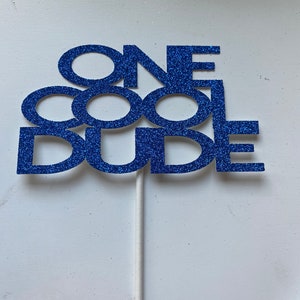 Cool Dude Centerpieces, One Cool Dude Birthday Decor, First Birthday, 1st Birthday Centerpieces, Custom Centerpieces, First Birthday Deco
