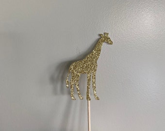 Decorazioni per cupcake a forma di giraffa: decorazioni per feste safari