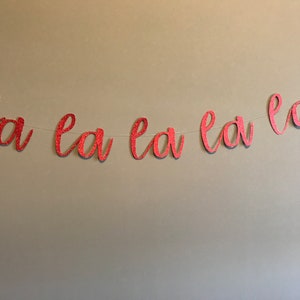 Falala Banner, Falalalala Banner, Christmas Banner, Christmas Falalala Banner, Happy Holidays Banner, Merry Christmas, Christmas Party Banne