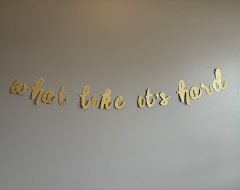 Like it's Hard Glitter Banner, Law School Graduation Decor, Graduation Banner, Class of 2026 Banner, Class of 2026, Grad Party Banner