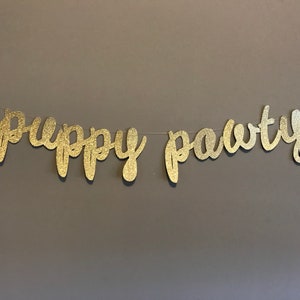 Vamos Banner Pawty, Banner de Aniversário de Cachorro, Banner de Pawty de Cachorro, Banner de Festa de Cachorro, Banner de Aniversário de Animal de Estimação, Banner de Pawty de Cachorro, Adote uma Festa de Cachorro