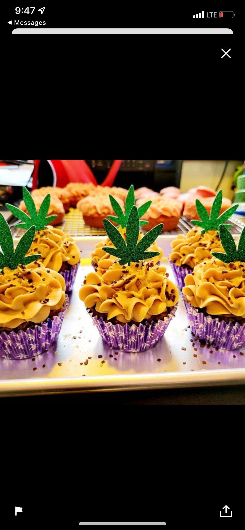 Marijuana Leaf Cupcake Toppers Weed Cupcake Toppers Weed Etsy