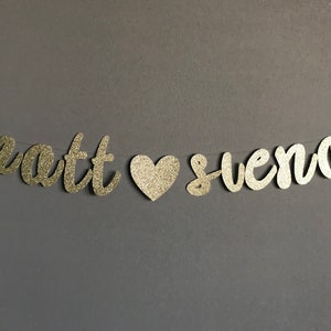 Engagement Party Decorations, Engagement Banner, Engagement Party Ideas, Custom Wedding Banner, Engagement Party Decor, Custom Names Banner