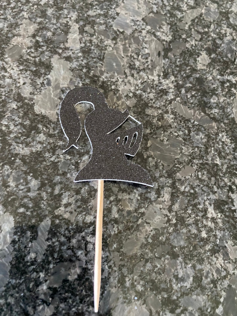 Knight Grad Topper Knight Cupcake Toppers: Medieval Birthday Party Decor - Etsy