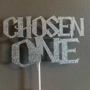 The Chosen ONE Cake Topper, Wizard Themed 1st Birthday, Wizard First Birthday Cake Topper, Wizard Cake Smash Topper, Wizard,