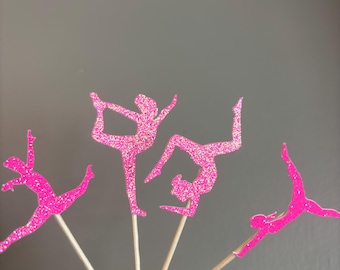 Decorazioni Per Torte Ginnastica – 24 Pezzi Di Topper Per Cupcake Con 12 Pose Da Ginnasta Per Ragazze - 2