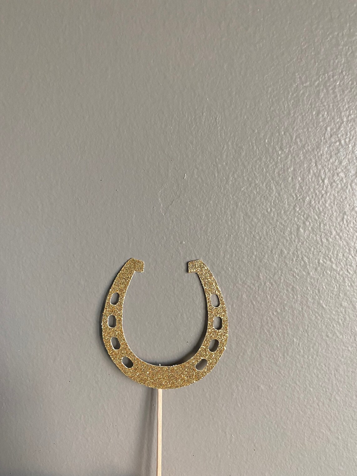 Horseshoe Cupcake Toppers Horseshoe Party Decor Derby Etsy