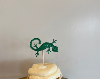 Lizard sales cupcake toppers