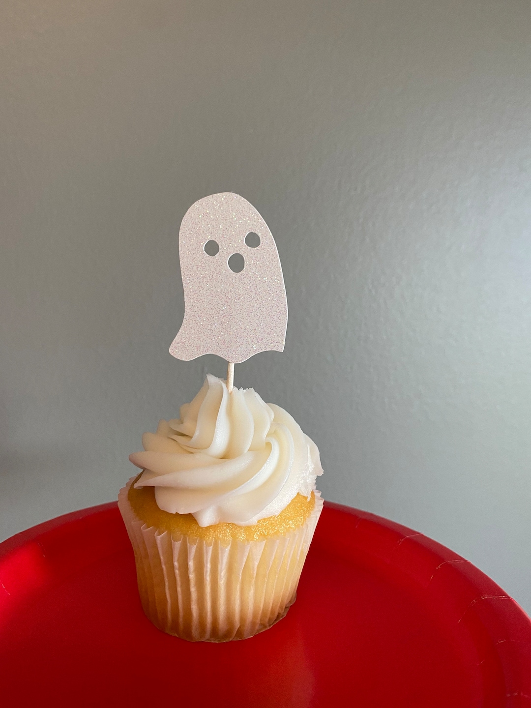Ghost Cupcake Toppers Ghost Cupcakes Ghost Cupcake Tops Etsy