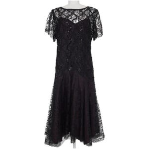 navy blue lace dresses 2 Pieces Long Sleeves Navy Blue Lace Prom Dresses, Navy Blue Two Piece –  jbydress main image 0