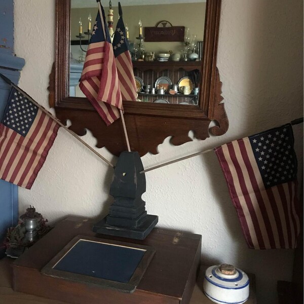 Table Top Flag Holder Etsy