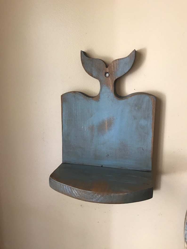 Colonial style whale tail candle shelf image 2