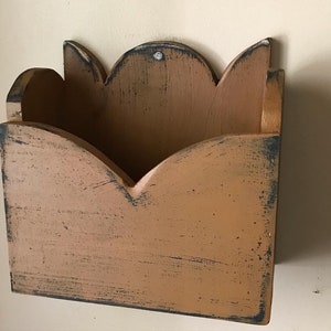 Primitive candle wall box