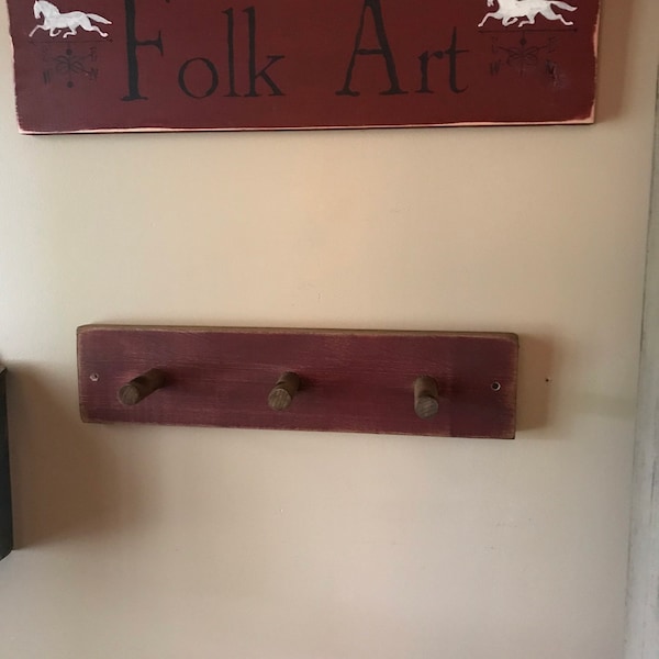 Primitive Coat Rack Etsy