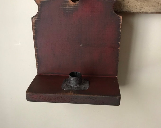Primitive Hanging Candle Holder Etsy