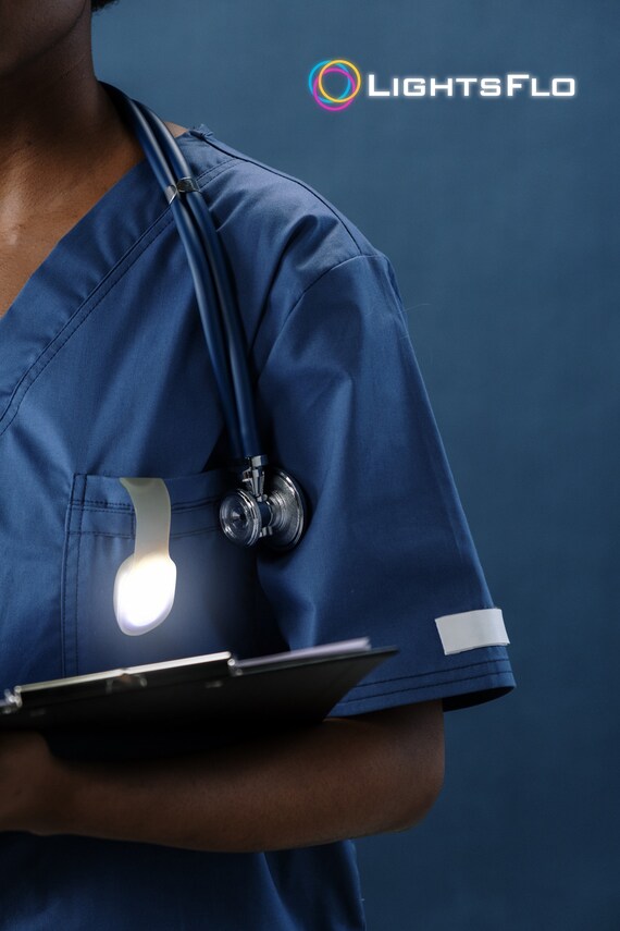 Flashlight Clip on Night Safety Nursing Night Light Hands Free Etsy