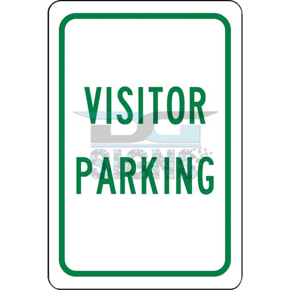 Welcome Guest Parking Right Arrow 8x12 Aluminum Sign Made in USA UV Protctd