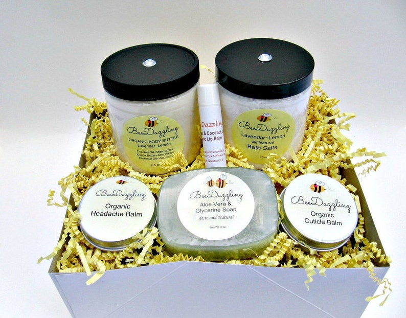 Spa Box for Her Organic Spa Kit Valentine's Day Spa Etsy