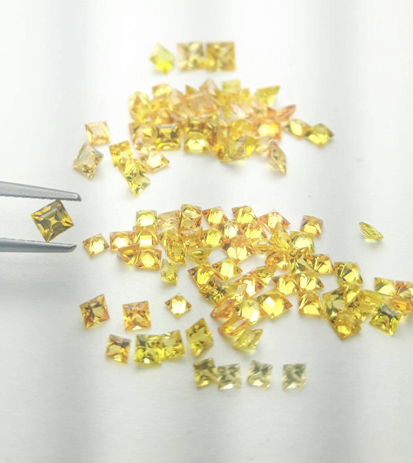 4mm Sq Sapphire - Etsy