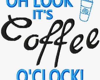 Stickdatei  -  oh look, it's coffee o'clock