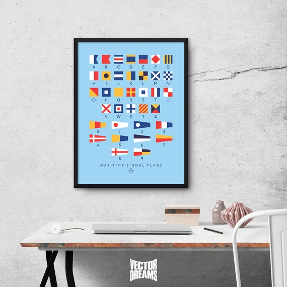 Nautical Signal Flag Chart