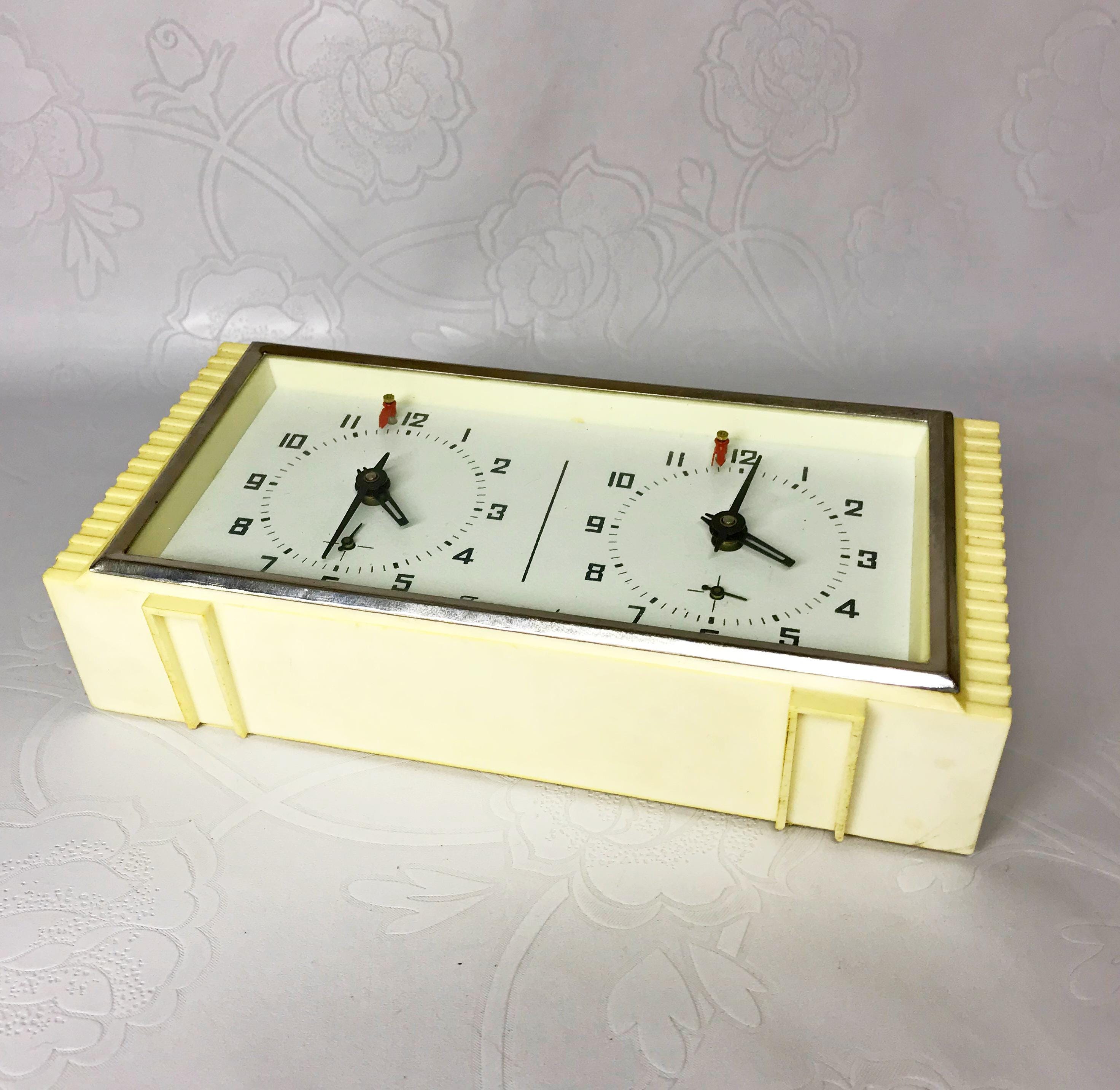 ヴィンテージ ジャンタル チェス クロック – ソビエト製機械式タイマー