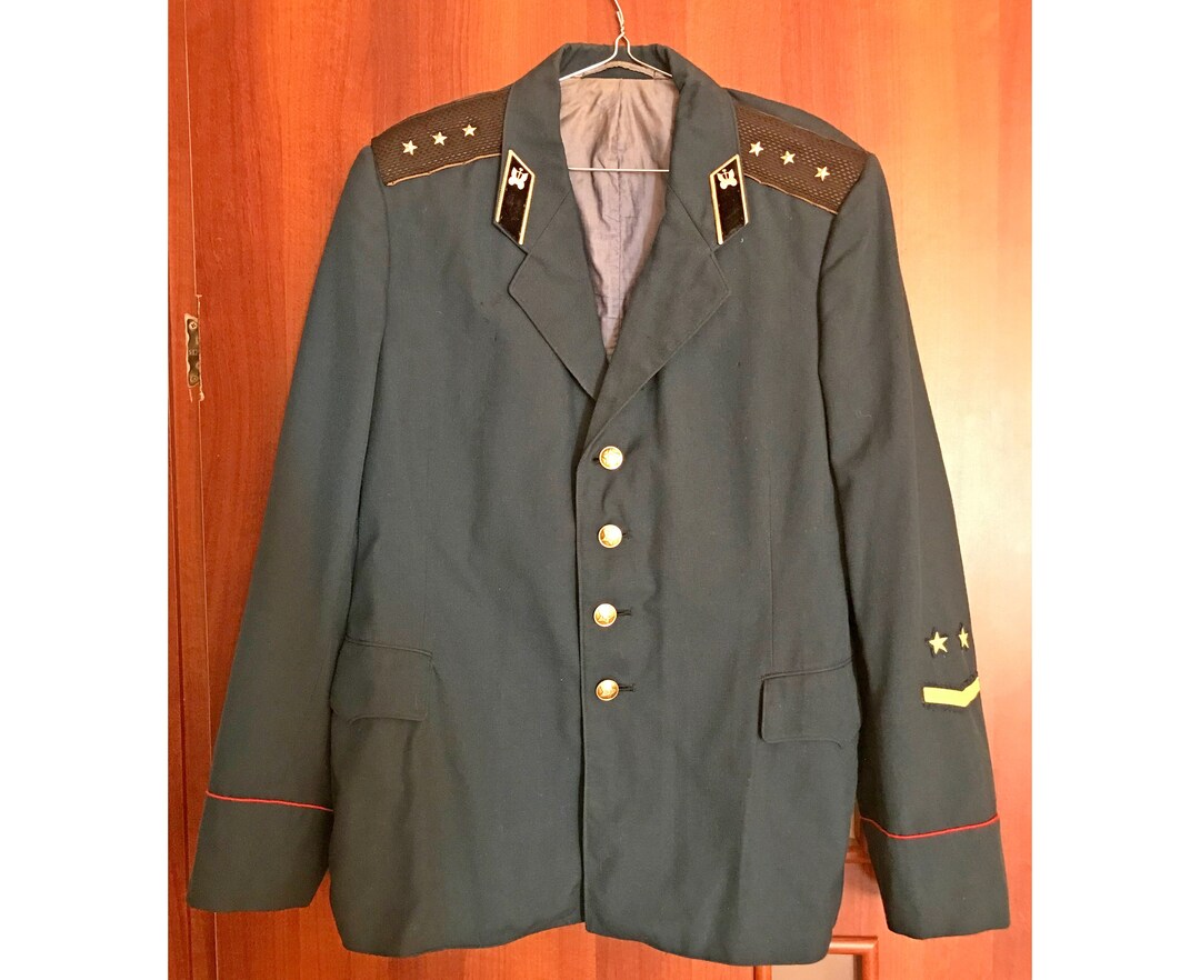 Soviet Military Blazer Ensign USSR Army Uniform Etsy