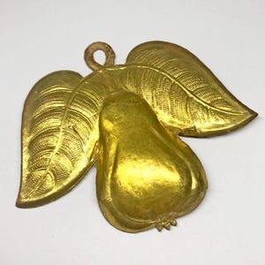 Dresdner Pappe Christbaumschmuck Birne 1900 Deutsch Antik