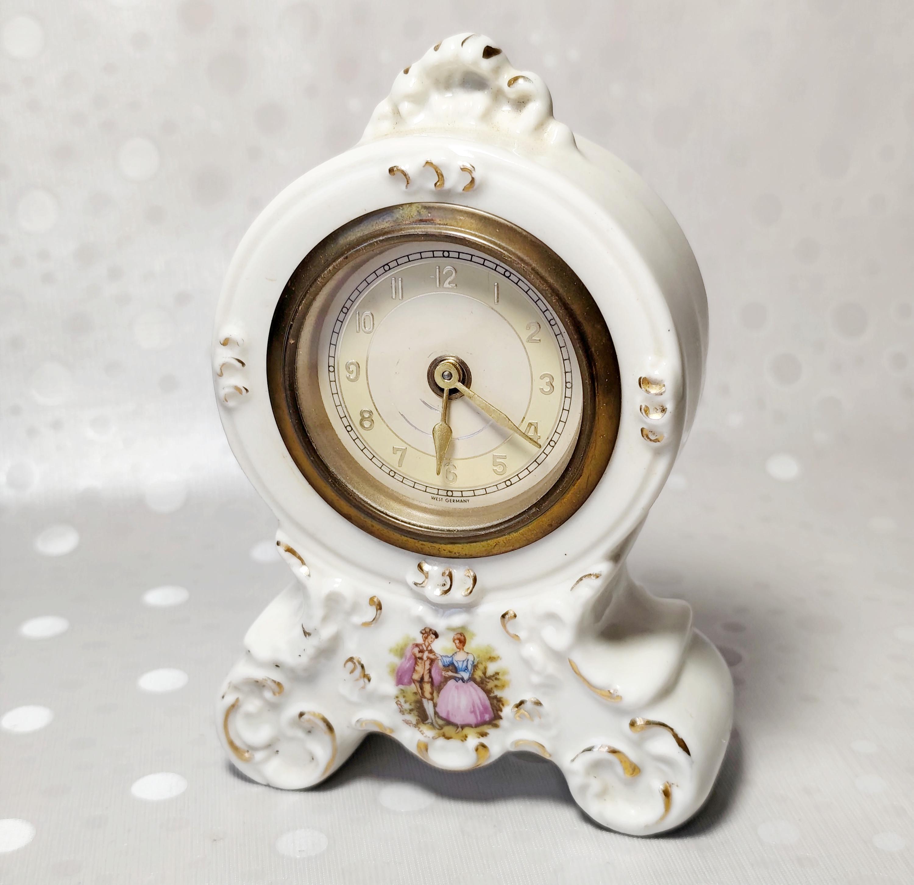 Dresden置き時計 Dresden Porcelain Clock - Etsy